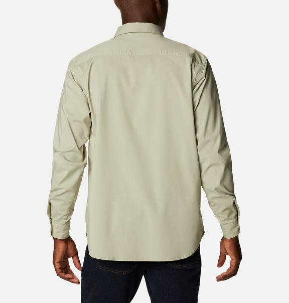 Columbia Outdoor Elements Shirts Green For Men's NZ94317 New Zealand